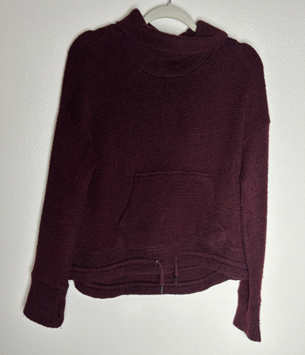 Sweaty Betty Restful Boucle Cowl Neck Sweater Athleisure Lounge Sz Small